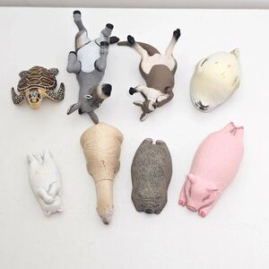 Takara Tomy Panda’s Ana Sleeping Animal Figure Gashapon Bundle Lot 8pc